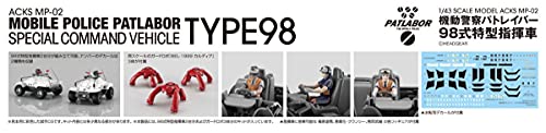 ACKS MP-02 "Mobile Police PATLABOR" 1/43 Type 98 Special Control Vehicle 2 Set