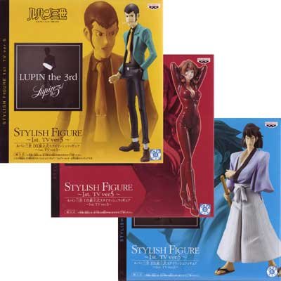 Goemon & Fujiko & Lupin III DX Stylish Figure ~ 1st.Tv ver.5