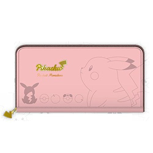 "Pokemon" Embossed Series Round Wallet Pink PM-2352-PK