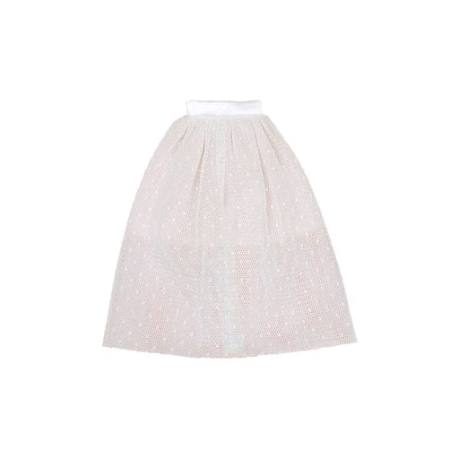 【Cross World Connections】Produced by Junie Moon Dear Darling Fashion for Dolls Tulle Long Skirt (22cm) White