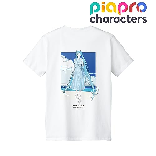 Piapro Characters Original Illustration Hatsune Miku Early Summer Outing Ver. Art by Rei Kato T-shirt (Men's S Size)
