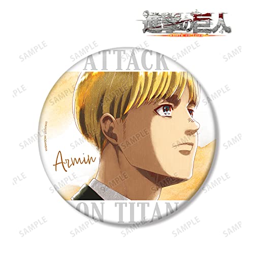 "Attack on Titan" Armin Ani-Art Clear Label Big Can Badge