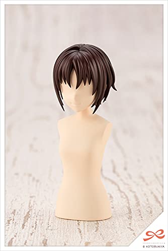 After School Short Wig A White & Chocolate Brown