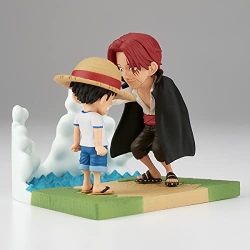 "One Piece" World Collectable Figure Log Stories Monkey D. Luffy & Shanks