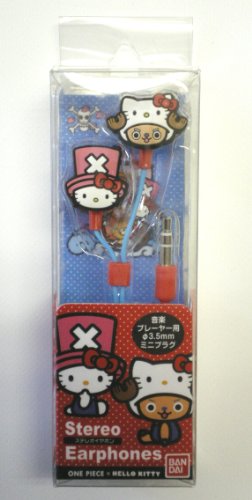 "One Piece × Hello Kitty" Stereo Earphones Vivid Type ONK-02A