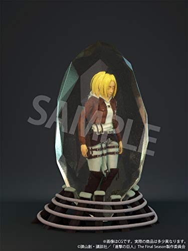 "Attack on Titan" Annie Leonhart Lens Ver. Full Color 3D Crystal Figure