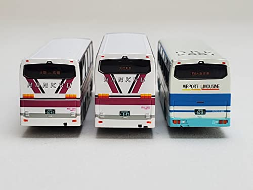 The Bus Collection Hankyu Bus Group Reorganization Anniversary 3 Car Set