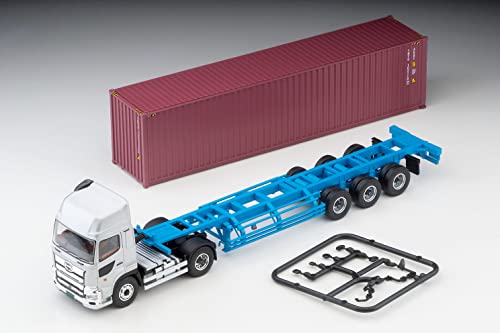 1/64 Scale Tomica Limited Vintage NEO TLV-N292a Hino Profia 40ft Sea Container Trailer (Toho Sharyo TC36H1C34) (Silver)