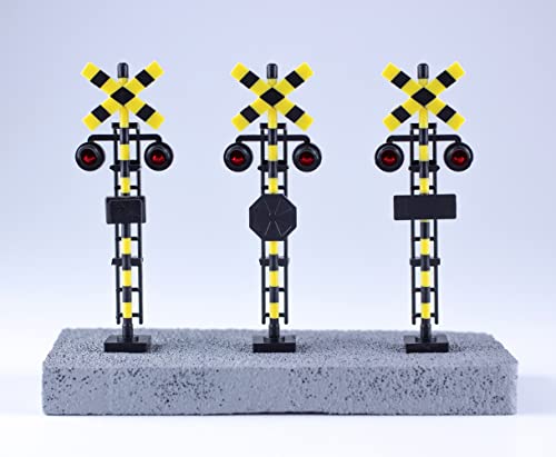 1/80 Scale Size Plastic Kit 2 Color Molding Plastic Kit Railroad Crossing