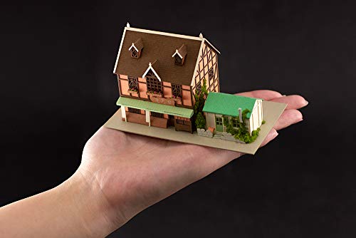 "Gochumon wa Usagi Desu ka??" Anitecture 03 1/150 Scale Paper Kit Amausaan & Syaro's House