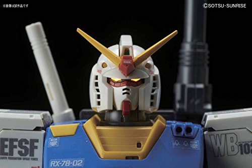 RX-78-02 Gundam & (GUNDAM THE ORIGIN Edition version)-1/100 escala-MG Kidou Senshi Gundam: The Origin-Bandai