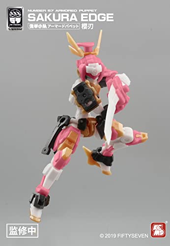 NUMBER 57 ARMORED PUPPET SAKURA EDGE 1/24 SCALE PLASTIC MODEL KIT