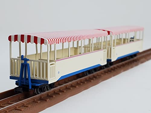 Railway Collection Narrow Gauge 80 Omoide no Seibu Railway Yamaguchi Line Open Passenger Car Type 2 Car Set