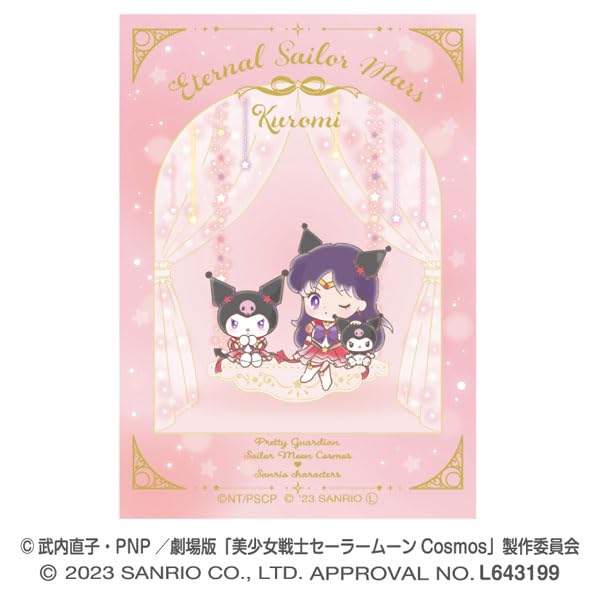 "Pretty Guardian Sailor Moon Cosmos the Movie" x Sanrio Characters Die-cut Sticker Mini 4
