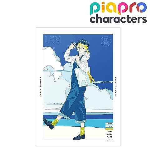 Piapro Characters Original Illustration Kagamine Len Early Summer Outing Ver. Art by Rei Kato A3 Matted Poster
