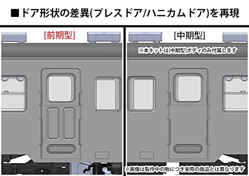 1/80 Scale Plastic Kit Kominato Railway KiHa 200 Series Mid-term Type (Limited Edition Unpainted Specification)