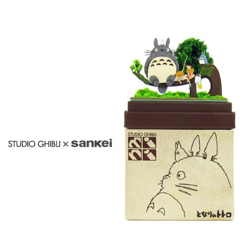 Miniatuart Kit Studio Ghibli Mini "My Neighbor Totoro" Totoro to Satsuki to Mei