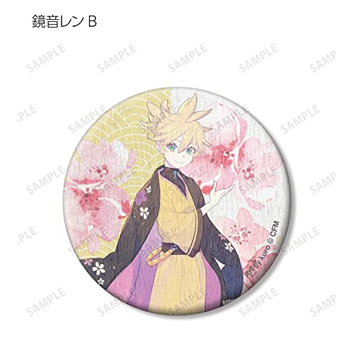 "Hatsune Miku" Sakura Miku Original Illustration Art by kuro Trading Japanese Paper Can Badge