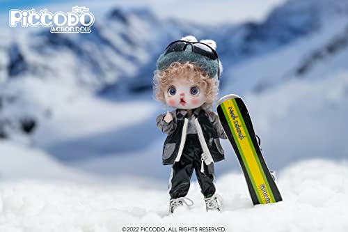 PICCODO ACTION DOLL SKI WEAR BLACK