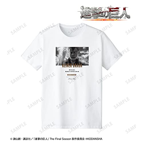 "Attack on Titan" Reiner Words T-shirt (Mens XXL Size)