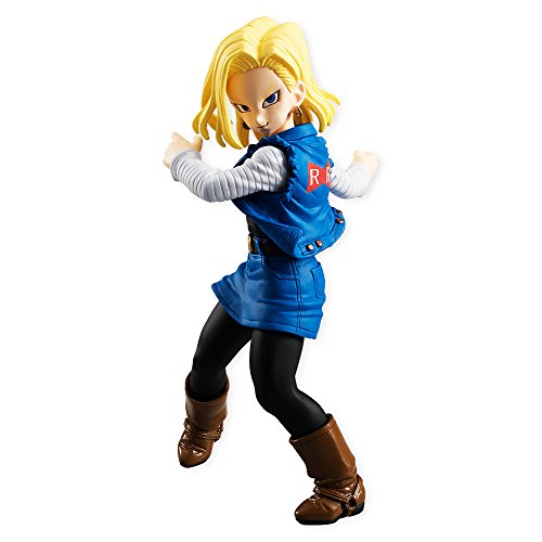 Ju-hachi Gou (Android 18) Bandai Shokugan Candy Toy Dragon Ball STYLING Dragon Ball Z - Bandai