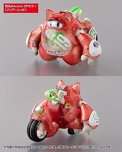 Kumamaru Racoon 2P Color (Clear Red)
