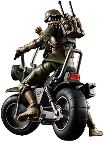 "Gundam" G.M.G. Principality of Zeon 08 V-SP Normal Soldier & Zeon Soldier Motorcycle