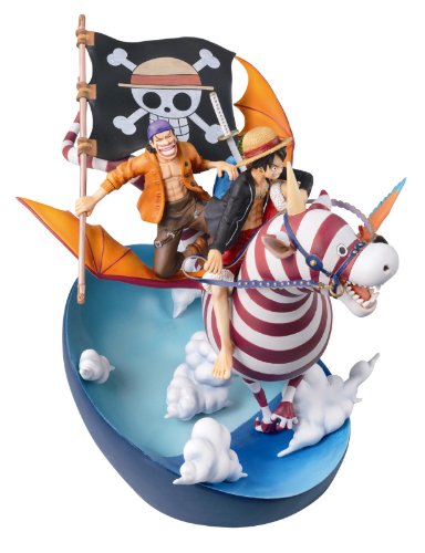 Monkey D. Luffy Roronoa Zoro, Usopp Desktop Real McCoy En Una Sola Pieza - MegaHouse