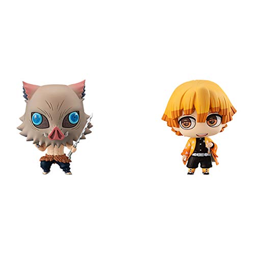 Kimetsu No Yaiba (Demon Slayer) - Série Chimi Mega Buddy! Ensemble Zenitsu Agatsuma et Inosuke Hashibira (MegaHouse)