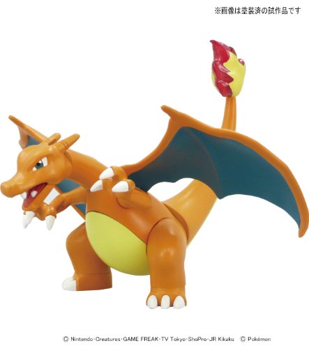 Lizardon & Pokemon Evolution Set Pokemon Plamo Pocket Monsters Best Wishes! - Bandai