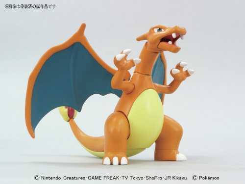 Lizardon & Pokemon Evolution Set Pokemon Plamo Pocket Monsters Best Wishes! - Bandai