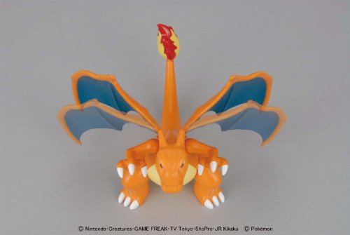 Lizardon & Pokemon Evolution Set Pokemon Plamo Pocket Monsters Best Wishes! - Bandai
