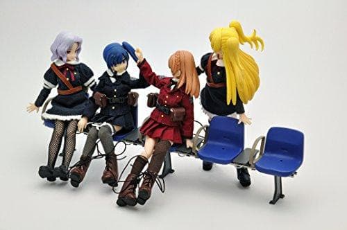 bench (Blue version) - 1/12 scale - 1inchTrain Accessory Series (EK-10) - Tomytec