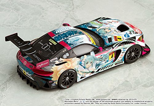 Hatsune Miku (Mercedes-Benz AMG GT3 - 2017 de la Temporada de Apertura de la Victoria Versión) - escala 1/32 - Itasha BUENA SONRISA Racing - Buena Sonrisa Empresa