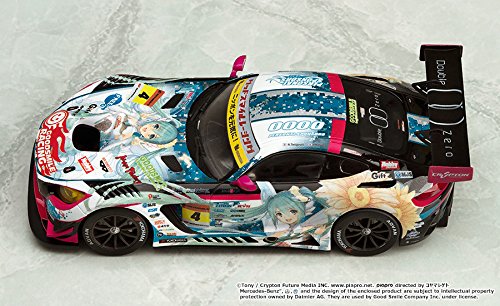 Hatsune Miku (Mercedes-Benz AMG GT3 - 2017 de la Temporada de Apertura de la Victoria Versión) - escala 1/32 - Itasha BUENA SONRISA Racing - Buena Sonrisa Empresa