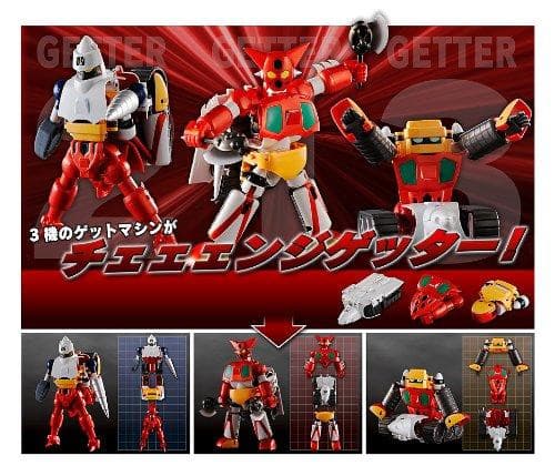 Getter 1-2-3 Dynamique De Changement Getter Robo - Libérer