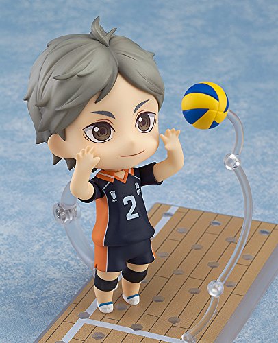 Sugawara Koush Nendoroid (#665) Haikyuu!! Karasun playlist Koukou VS Shiratorizawa Gakuen Koukou - Orange-Rouge