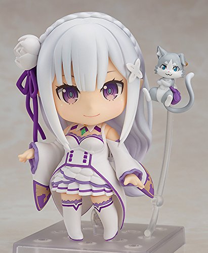 Emilia Puck Nendoroid (#751) Re:Cero kara Hajimeru iseke creer Seikatsu - Good Smile Company