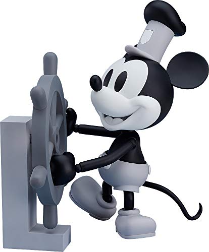 Mickey Mouse (Black &amp; White version) Nendoroid (#1010a) Steamboat Willie - Good Smile Company