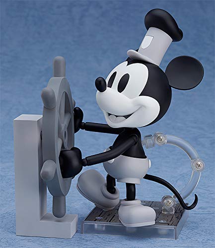 Mickey Mouse (Black &amp; White version) Nendoroid (#1010a) Steamboat Willie - Good Smile Company