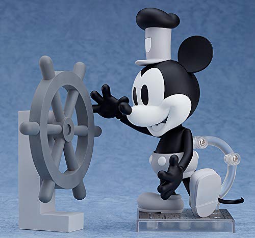 Mickey Mouse (Black &amp; White version) Nendoroid (#1010a) Steamboat Willie - Good Smile Company