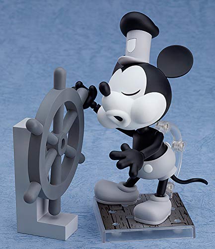 Mickey Mouse (Black &amp; White version) Nendoroid (#1010a) Steamboat Willie - Good Smile Company