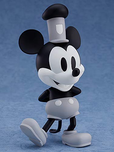 Mickey Mouse (Black &amp; White version) Nendoroid (#1010a) Steamboat Willie - Good Smile Company