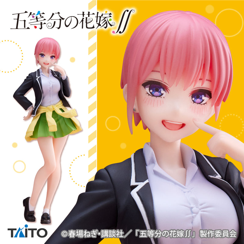 "The Quintessential Quintuplets" Coreful Figure Nakano Ichika Uniform Renewal Version