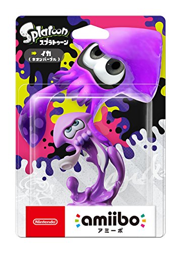 amiibo Inkling Squid  (neon purple) - Splatoon Series