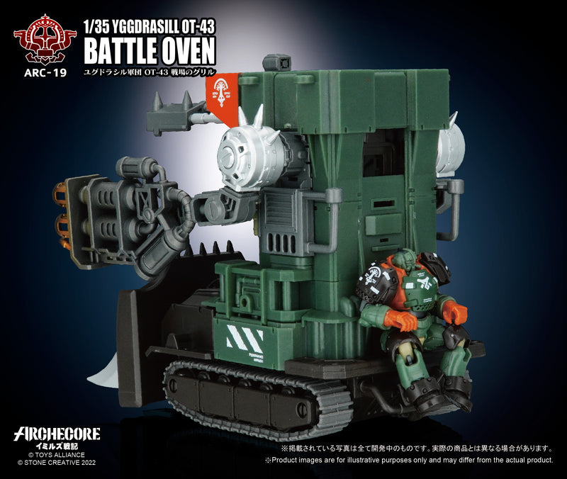 "ARCHECORE YMIRUS" 1/35 SCALE TOYS ALLIANCE ARC-19 YGGDRASILL OT-43 BATTLE OVEN
