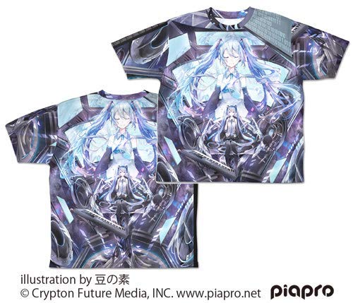Hatsune Miku Circulator Double-sided Full Graphic T-shirt (XL Size)