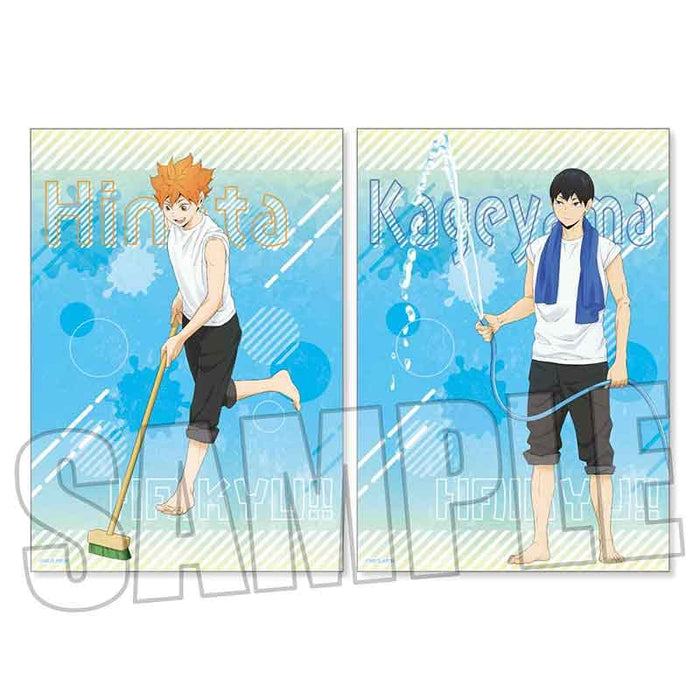 Raku Pita Poster "Haikyu!!" Hinata Shoyo & Kageyama Tobio Pool Cleaning Ver.