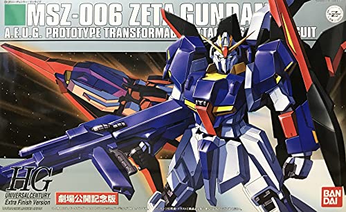 MSZ-006 Zeta Gundam (final de acabado ver. Versión) - 1/144 escala - HGUC, Kidou Senshi Z Gundam - Bandai