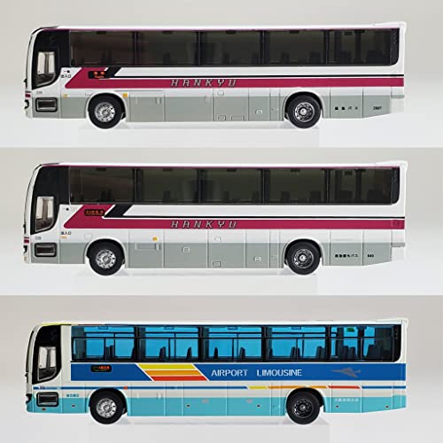 The Bus Collection Hankyu Bus Group Reorganization Anniversary 3 Car Set